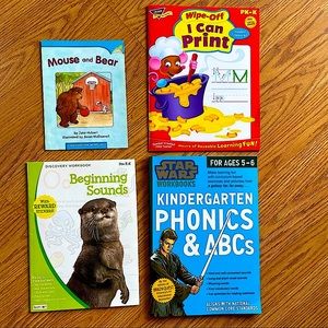 🟢3/$15 🆕 Pre K-K Workbook Bundle